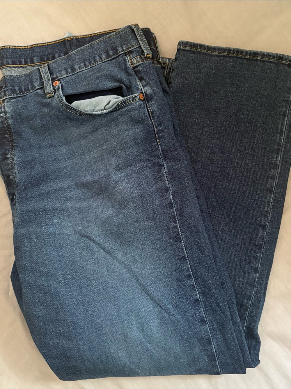 Levi’s Men's 501 Blue Denim Jeans Size 42x32
